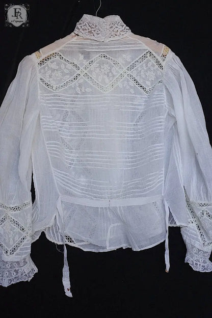 アンティークブラウス　vêtement d'enfant ancien　子供服 .FR a l'epoque