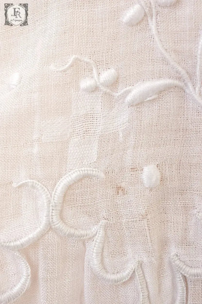 アンティークワンピース　vêtement deress 宿木刺繍　素材用 .FR a l'epoque