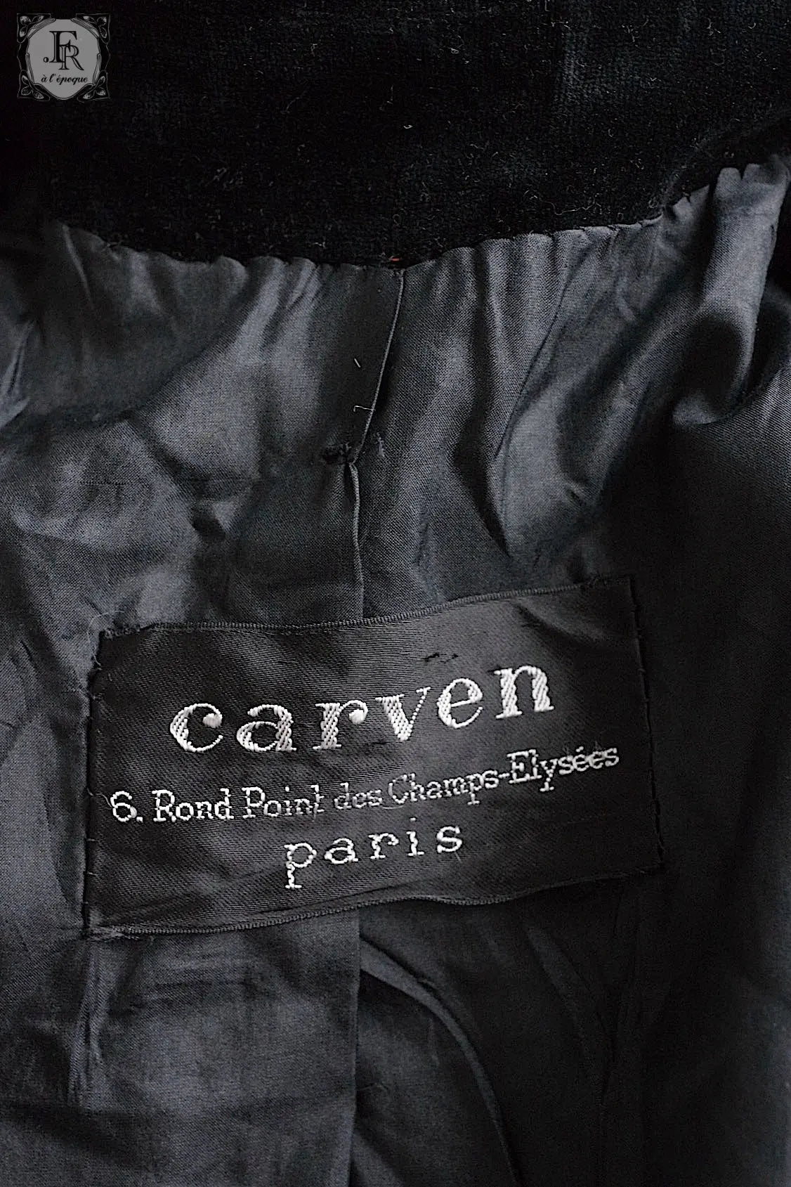 ヴィンテージコート vêtement vintage carven .FR a l'epoque