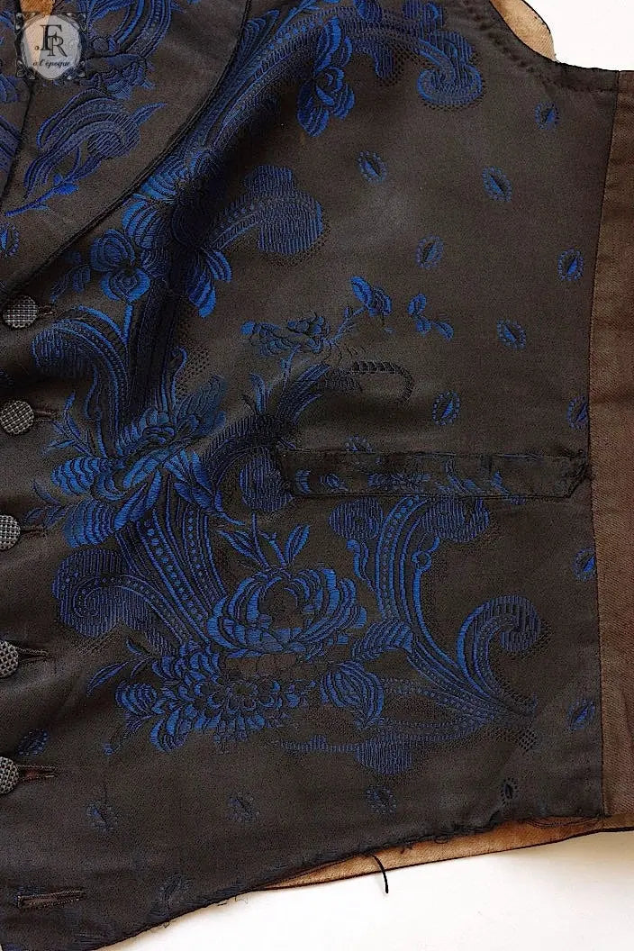 アンティークジレ　vêtement　antique  gilet pour monsieur2 .FR a l'epoque
