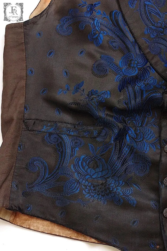 アンティークジレ　vêtement　antique  gilet pour monsieur2 .FR a l'epoque