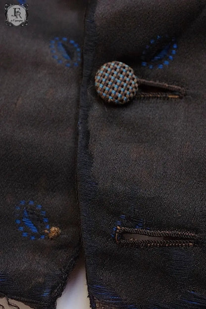 アンティークジレ　vêtement　antique  gilet pour monsieur2 .FR a l'epoque