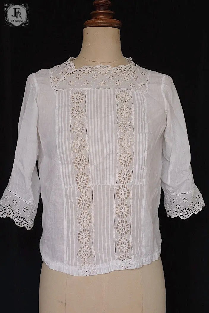 フランスアンティークブラウス