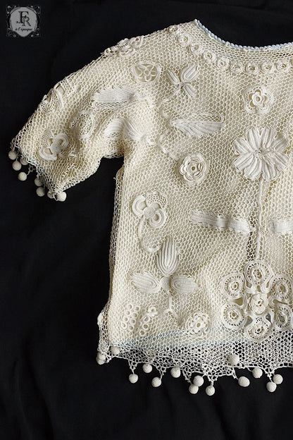 アンティーク子供服　vêtement d'enfant antique クロシェレース .FR a l'epoque