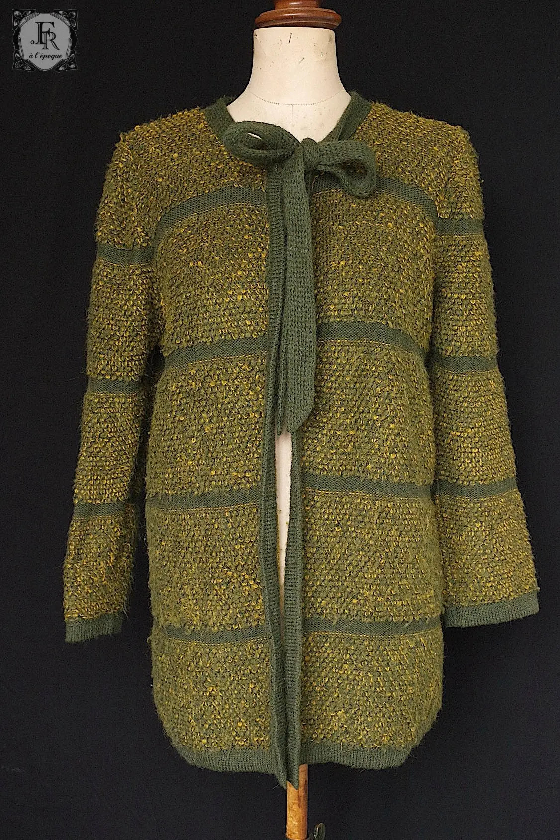 ヴィンテージニット vêtement vintage リボン .FR a l'epoque