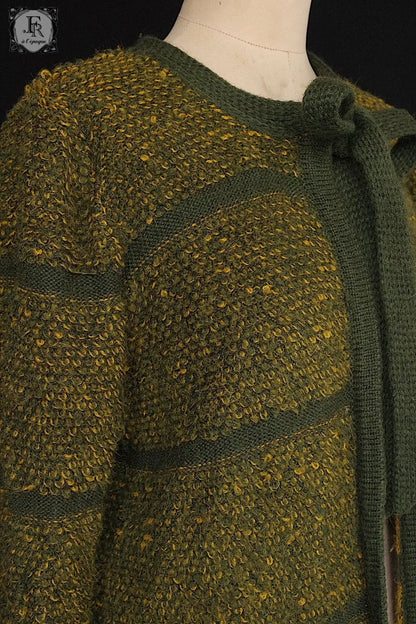 ヴィンテージニット vêtement vintage リボン .FR a l'epoque
