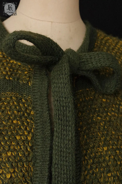 ヴィンテージニット vêtement vintage リボン .FR a l'epoque