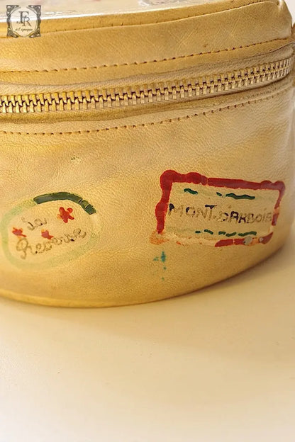 ヴィンテージポーチ　vintage petit sac souvenir .FR a l'epoque