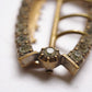 boucle antique buckle strass horseshoes