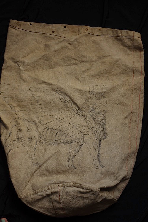 sac antique sac en lin antique lamas