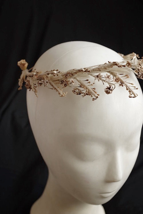 couronne de fleur   antique  アンティークティアラ　お花 .FR A Ll'EPOQUE