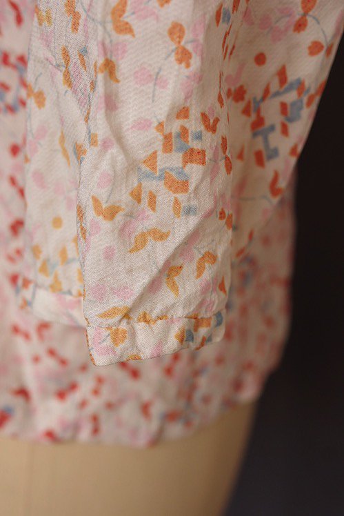 vêtement antique blouse cache-coeur pedicel