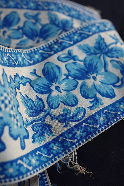 ruban  antique アンティーク リボン 花柄　1 .FR A Ll'EPOQUE