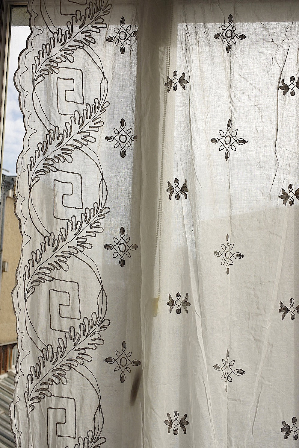 linge de maison antique antique curtain cornelly