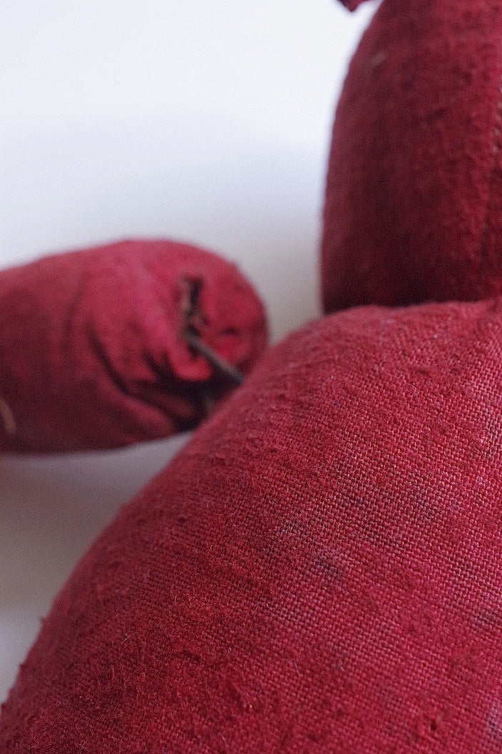 peluche antique アンティーク　くま nounours　赤 .FR a l'epoque