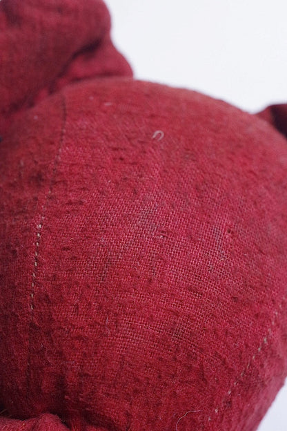 peluche antique アンティーク　くま nounours　赤 .FR a l'epoque