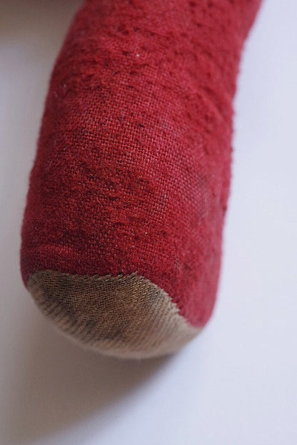 peluche antique アンティーク　くま nounours　赤 .FR a l'epoque