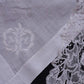 dentelle ancienne antique antique lace handkerchief 2 pieces 