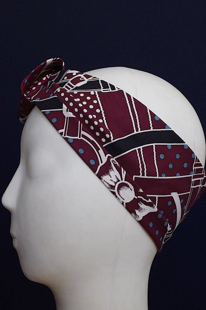 Hair band　vintage Hermès ヴィンテージヘアーバンド　エルメス .FR a l'epoque