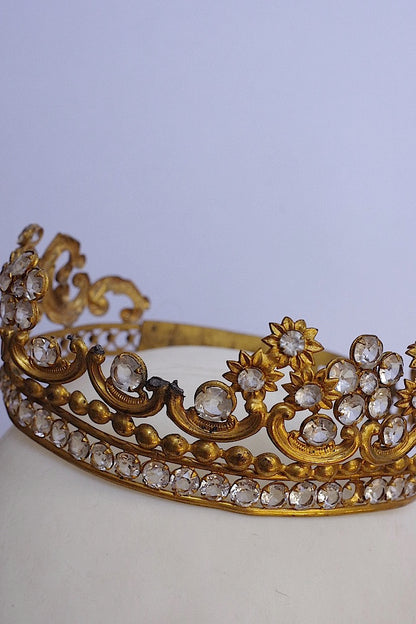 couronne antique アンティークティアラ　冠　4 .FR a l'epoque