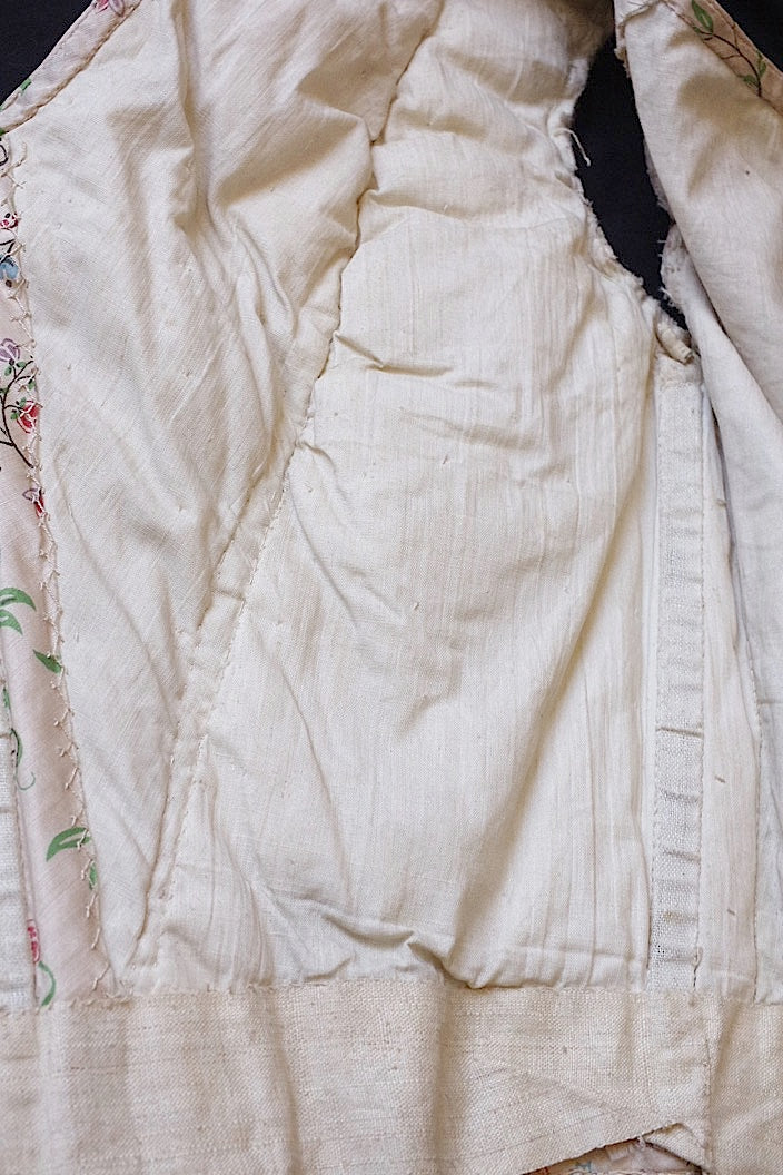 corset antique アンティーク　小花コルセット