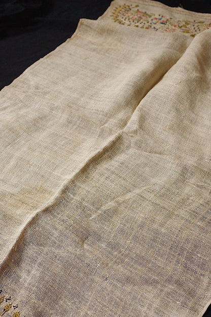 tissu oriental antique アンティークオリエンタル刺繍生地 .FR a l'epoque