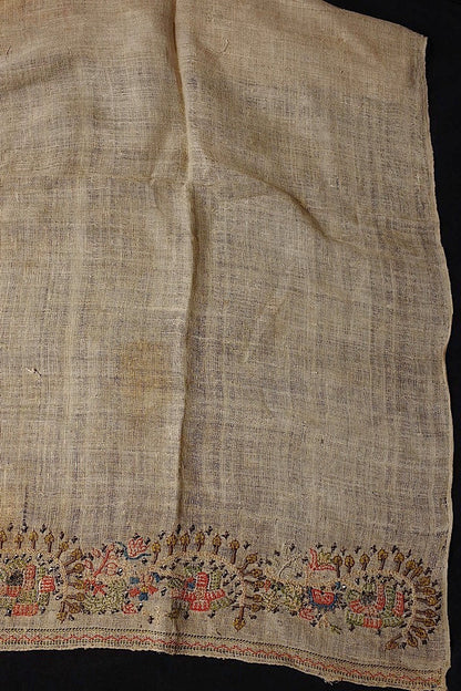 tissu oriental antique アンティークオリエンタル刺繍生地 .FR a l'epoque