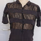vêtement antique chemisier antique noir 