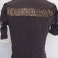 vêtement antique antique blouse black 