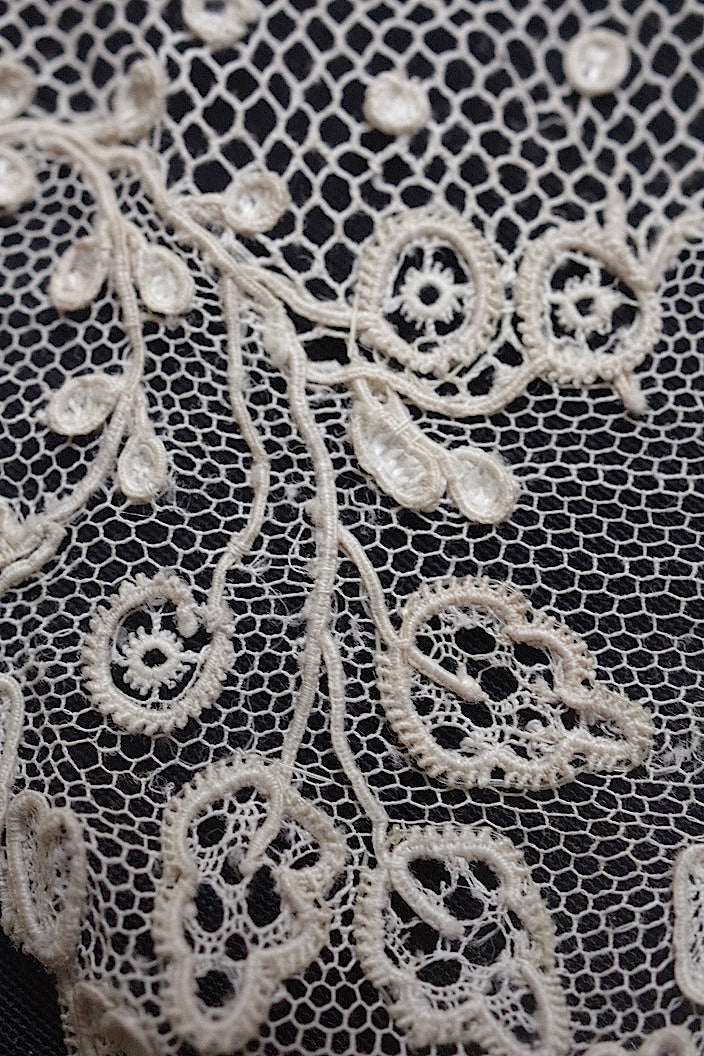 dentelle antique antique lace lot 2 