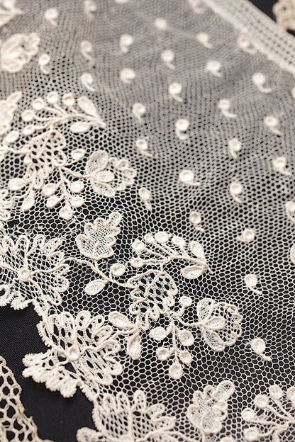 dentelle antique アンティークレース　アランソンlot 6 .FR a l'epoque
