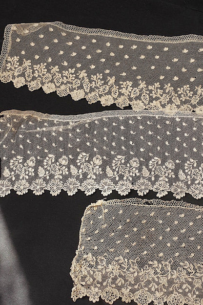 dentelle antique アンティークレース　アランソンlot 6 .FR a l'epoque