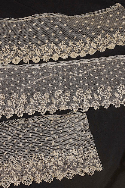 dentelle antique アンティークレース　アランソンlot 6 .FR a l'epoque