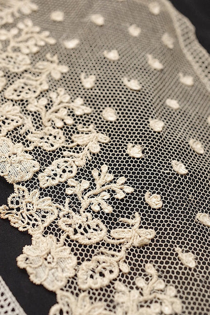 dentelle antique アンティークレース　アランソンlot 6 .FR a l'epoque