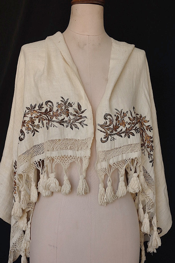 linge de maison antique アンティーク刺繍クロス　オリエンタル .FR a l'epoque