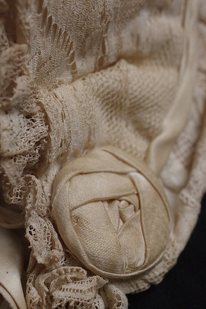 dentelle antique アンティーク刺繍ボネ　bonnet lots 5