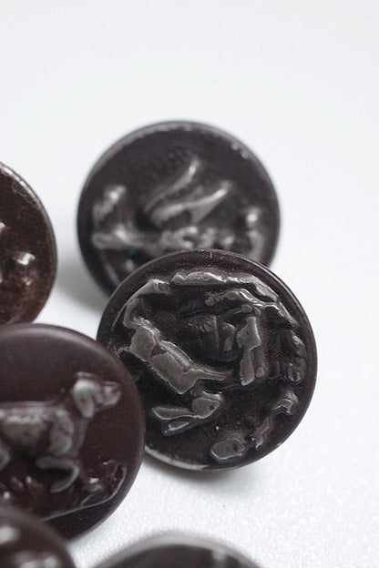 bouttons vintage  ヴィンテージ　ハンターボタンlot3 .FR a l'epoque