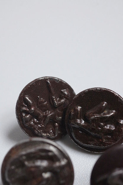 bouttons vintage  ヴィンテージ　ハンターボタンlot3 .FR a l'epoque