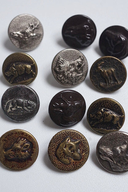 bouttons vintage  ヴィンテージ　ハンターボタンlot4 .FR a l'epoque