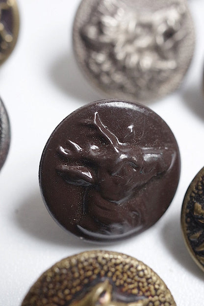 bouttons vintage  ヴィンテージ　ハンターボタンlot4 .FR a l'epoque