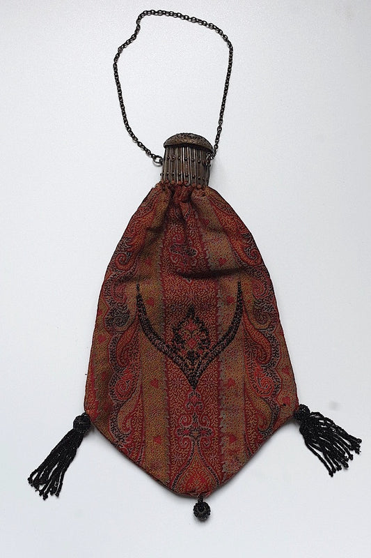 sac antique アンティークカシミアバッグ