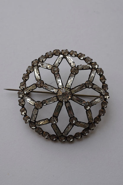 broche antique アンティークブローチ　バゲットストラス .FR a l'epoque