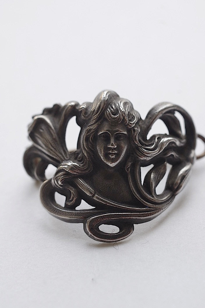 broche antique アンティークブローチ　アールヌーボー　クリップ型 .FR a l'epoque