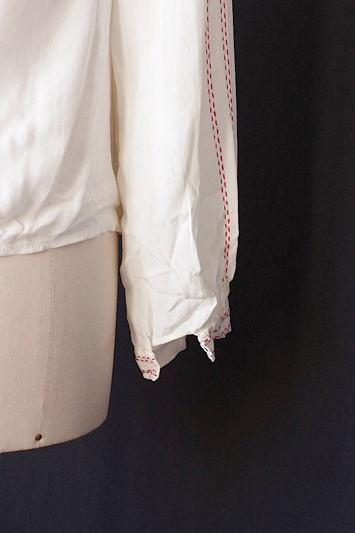 vêtement vintage vintage embroidery blouse