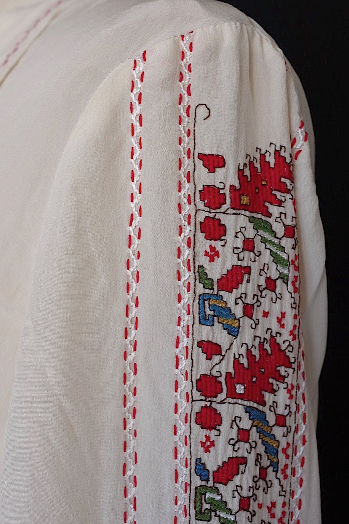 vêtement vintage vintage embroidery blouse