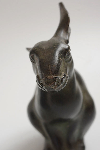 sculpture antique アンティークうさぎ　ペア .FR a l'epoque