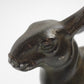 sculpture antique paire de lapins antiques