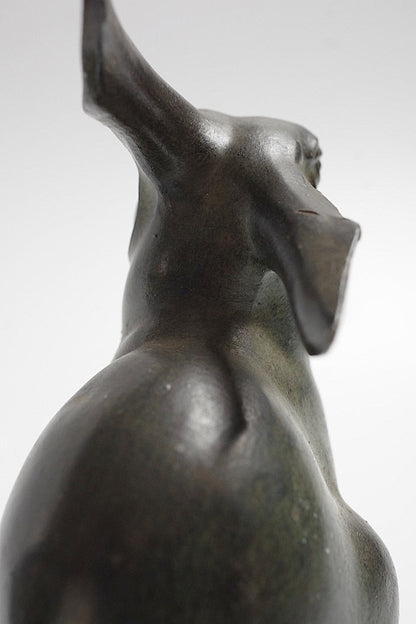 sculpture antique アンティークうさぎ　ペア .FR a l'epoque