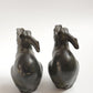 sculpture antique paire de lapins antiques
