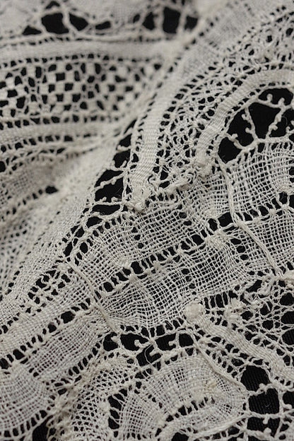 dentelle antique アンティークレース　143cm .FR a l'epoque